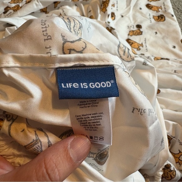 Disney Winnie the Pooh Sheet Set Berkshire Blanket Life is Good Twin Classic - Picture 6 of 7